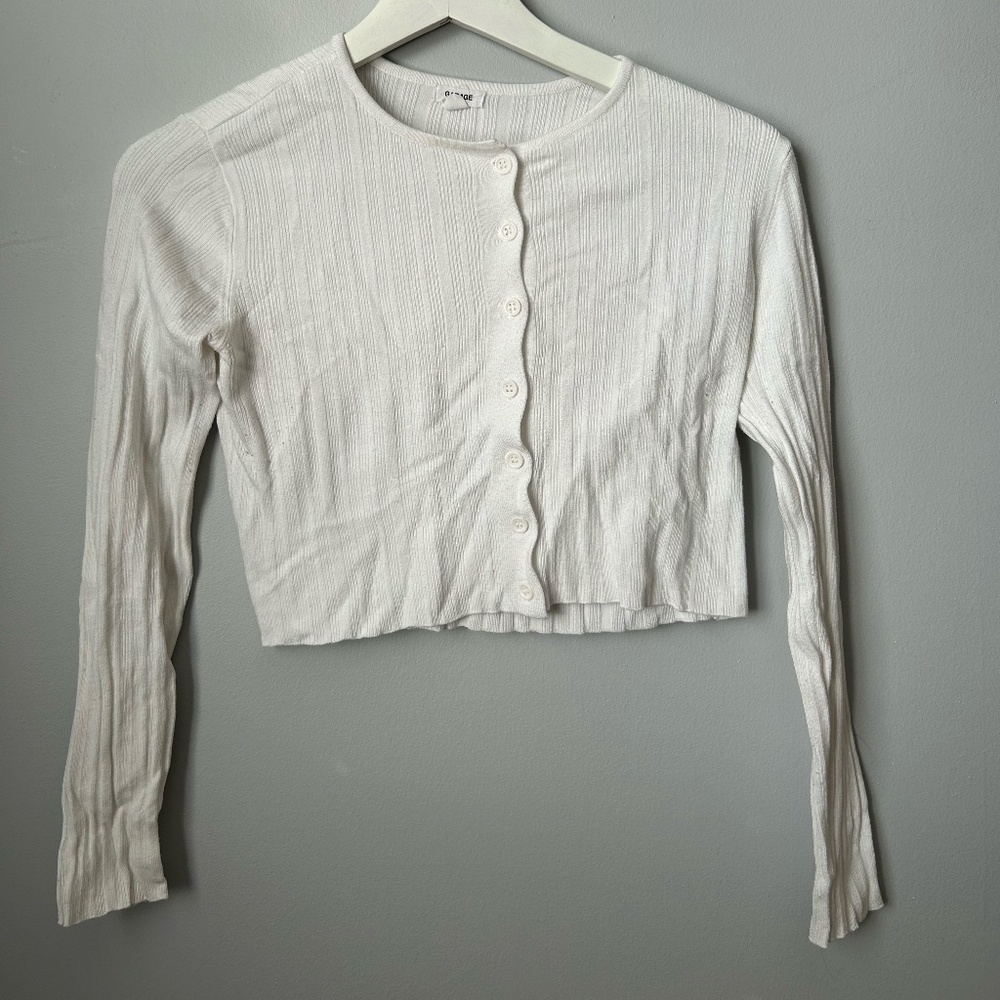 Cropped Long Sleeve Shirt